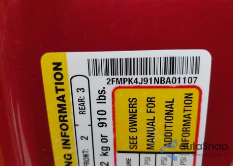 2022 Ford Edge Sel from USA, damaged, VIN 2FMPK4J91NBA01107